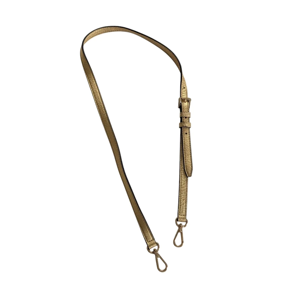 Michael Kors Rilley Gold Leather Convertible Bag